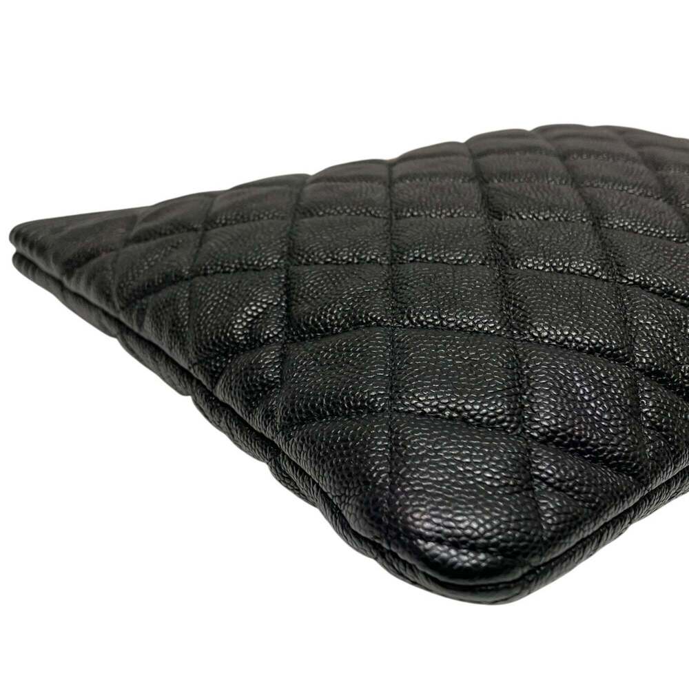 CHANEL Black Caviar Leather Clutch Bag - Picture 9 of 9
